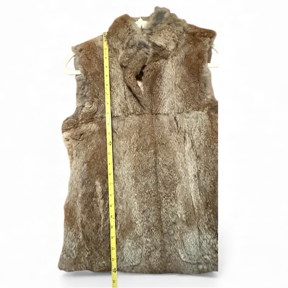 Michael Kors 💥 NWOT 💥 REAL Rabbit Fur Vest with Satin Lining size S - Picture 14 of 15